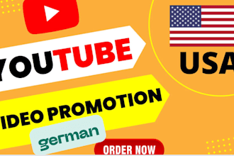 do youtube usa german promotion video and channel promotion