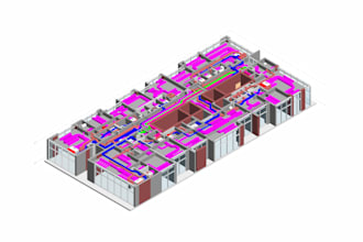 prepare complete firefighting system design and sprinkler layout