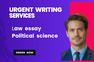 write urgent law,essay,political science, public law, globalization