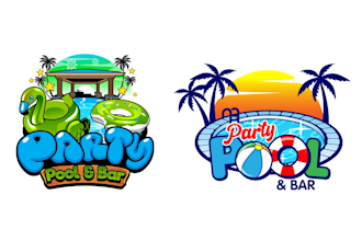 design luxury pool logo for your company