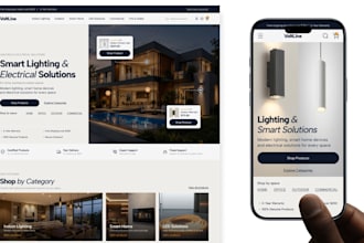 do professional hero section, landing page, website design figma