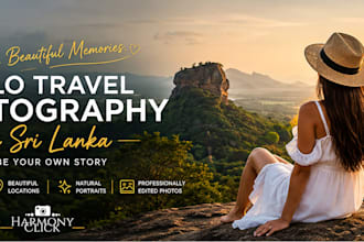 your personal photographer for your solo trip in sri lanka