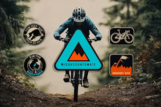do the perfect logo for your mountain bike or outdoor brand