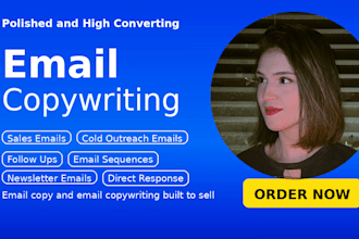 do sales email copywriting for ecommerce brands and coaches