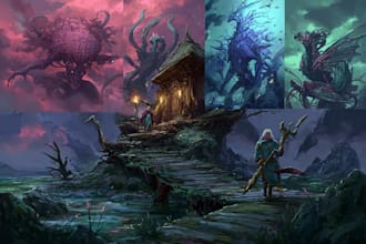 create concept art, illustration