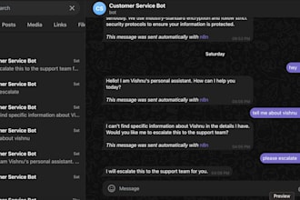 create n8n workflow, ai chatbots, ai agent, full stack, telegram or whatsapp bot