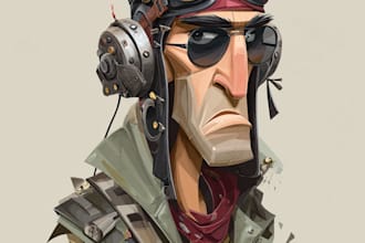 draw amazing vector illustrations in my style