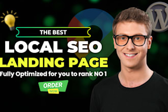 build local SEO landing page