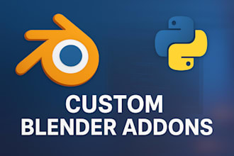 create a custom blender addon or simple automation script