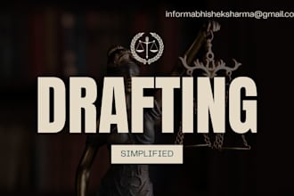 draft legal notices and petitions
