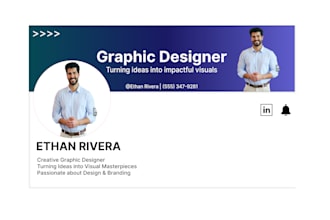create modern, professional linkedin and twitter x banner