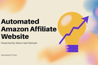 create an automated amazon affiliate store for you