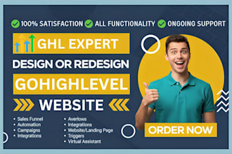 be your gohighlevel expert, gohighlevel funnel, website