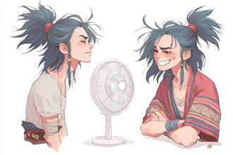 draw a fan art, concept or character illustration