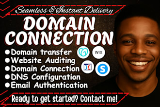 connect domain from godaddy to shopify, squarespace to wix, fix dns email issue