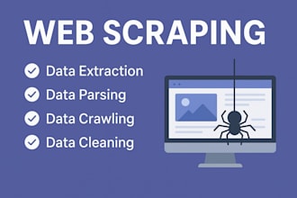 build parsers, scrapers and crawlers to extract, clean and analyze data