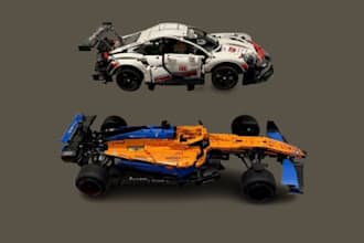 create custom 3d lego car design, lego moc vehicle, car wrap and technic build