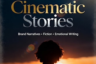 craft cinematic short stories, brand narratives that hit hard