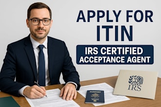 obtain your itin individual taxpayer identification number as irs caa
