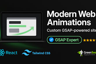 build modern website animations using gsap and scrolltrigger