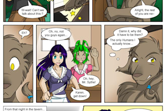 draw custom nsfw furry comic page, furry comic art, erotic furry comic page