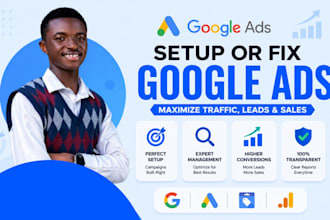 setup and manage google ads and adwords campaign for ecommerce stores