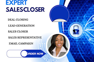 be your lead generator pipeline sales closer sales representative deal expert