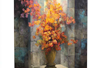 paint a real oil painting on canvas with free shipping