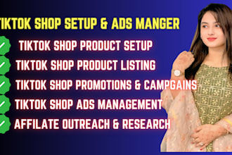 setup tiktok shop, manage tiktok shop, affiliate marketing