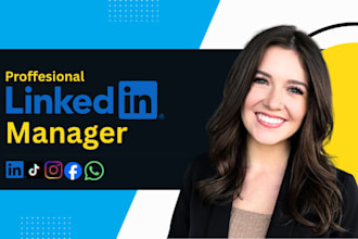 be your professional linkedin manager