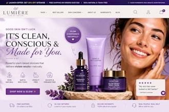 organic skincare website body butter natural soap store skincare shopify store
