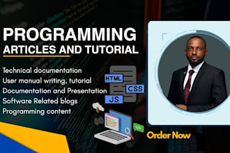 write programming blogs, tutorial, guides, ai, java, python, web programming