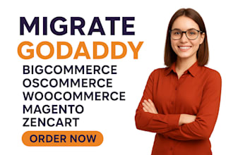 migrate godaddy volusion bigcommerce oscommerce woocommerce magento zencart