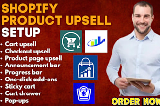 setup shopify product upsell in cart bold upsell reconvert bluecart icart tipo