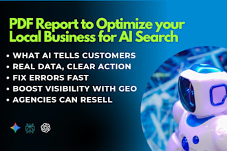 provide aeo report to optimize local business for ai search