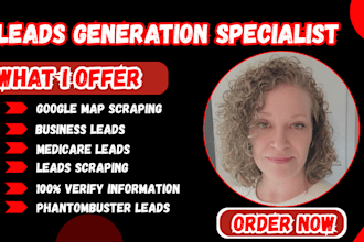 b2b leads generation scrape google map leads phantombuster mlm medicare leads