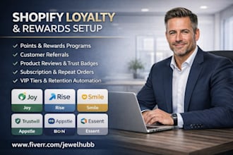 setup shopify loyalty program reward joy rise smile review trustwill rivo candy