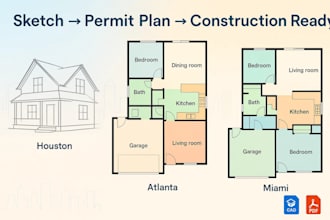 develop permit compliant home plans for projects in houston, atlanta, and miami