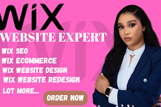 build wix website seo optimization design redesign app development online store