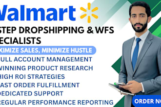 manage walmart 2 step dropshipping and wfs as your walmart VA