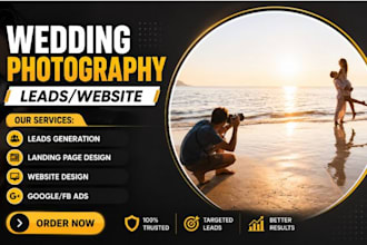 photography leads event planner leads wedding photography leads