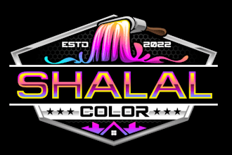 design incredible painting and decoration logo