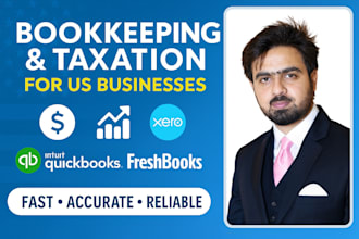 do monthly US bookkeeping, cleanup, and tax preparation