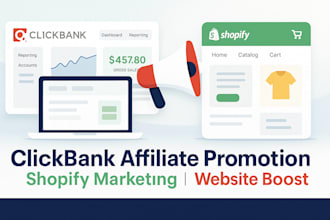do clickbank affiliate link promotion, shopify and link promotion