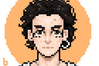 draw pixel art portrait