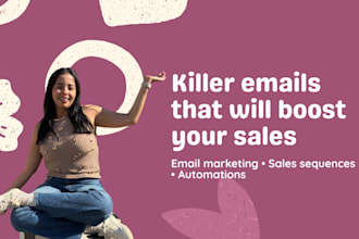 write killer email copy for marketing, sales and automations