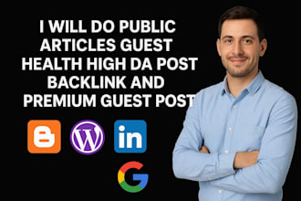 do public articles guest health high da post backlink and premium guest post