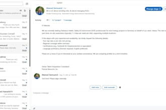 manage your hiring process from sourcing to onboarding