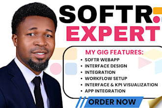 be softr expert, build client portal, softr webapp, interface and softr airtable