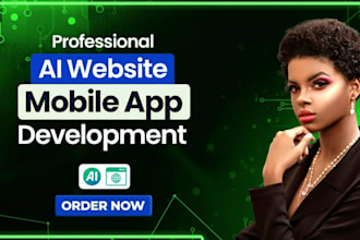 develop ai website, ai chatbot, ai mobile app, ai automation, saas app ai